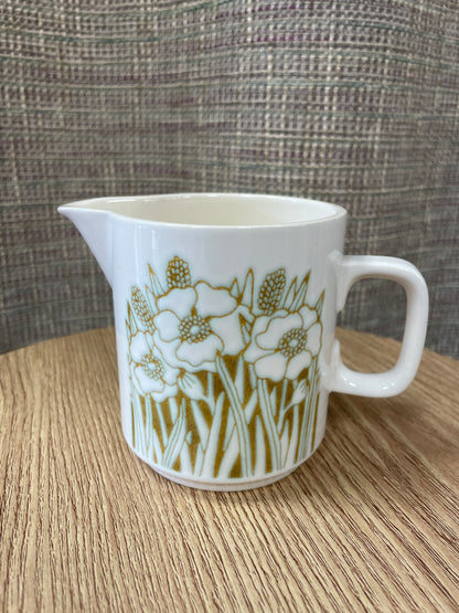 Hornsea Vintage Fleur Teapot, Milk Jug & Sugar Bowl Set