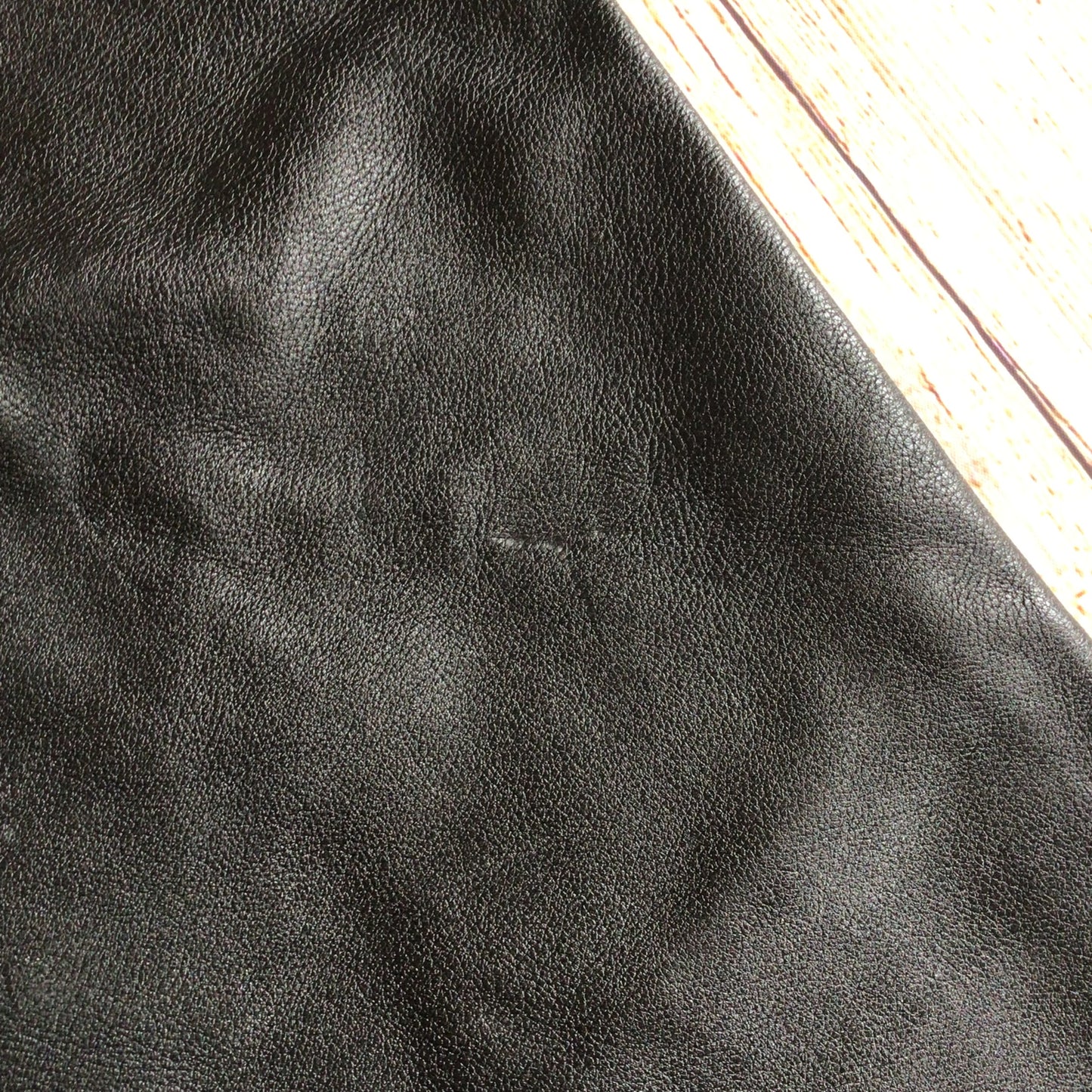 Vintage Polo Black Leather Biker Trousers Size 36 (W30)