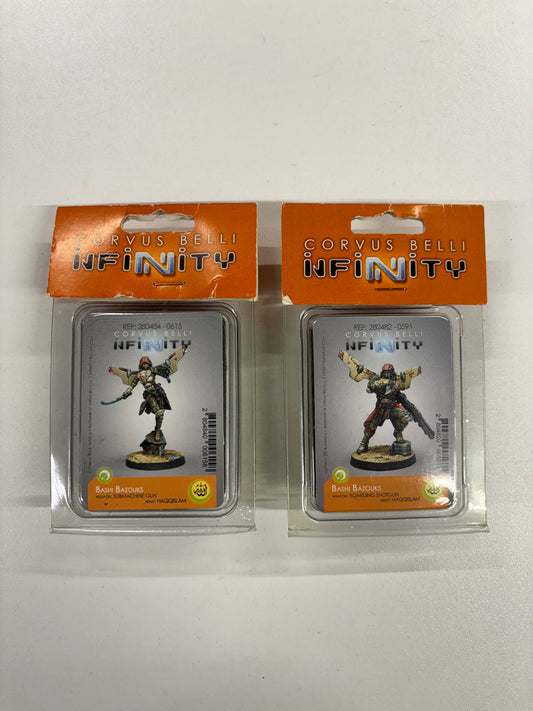 Haqqislam Bashi Bazouks Set Of Two Cast Metal Miniatures, Corvus Belli, Infinity, 2016 BNIB