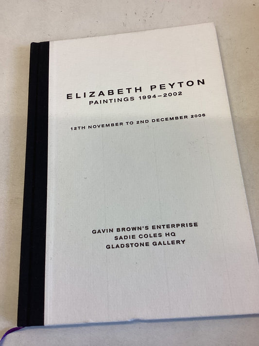 Elizabeth Peyton Paintings 1994 - 2002 12th Nov to 2nd Dec 2006
