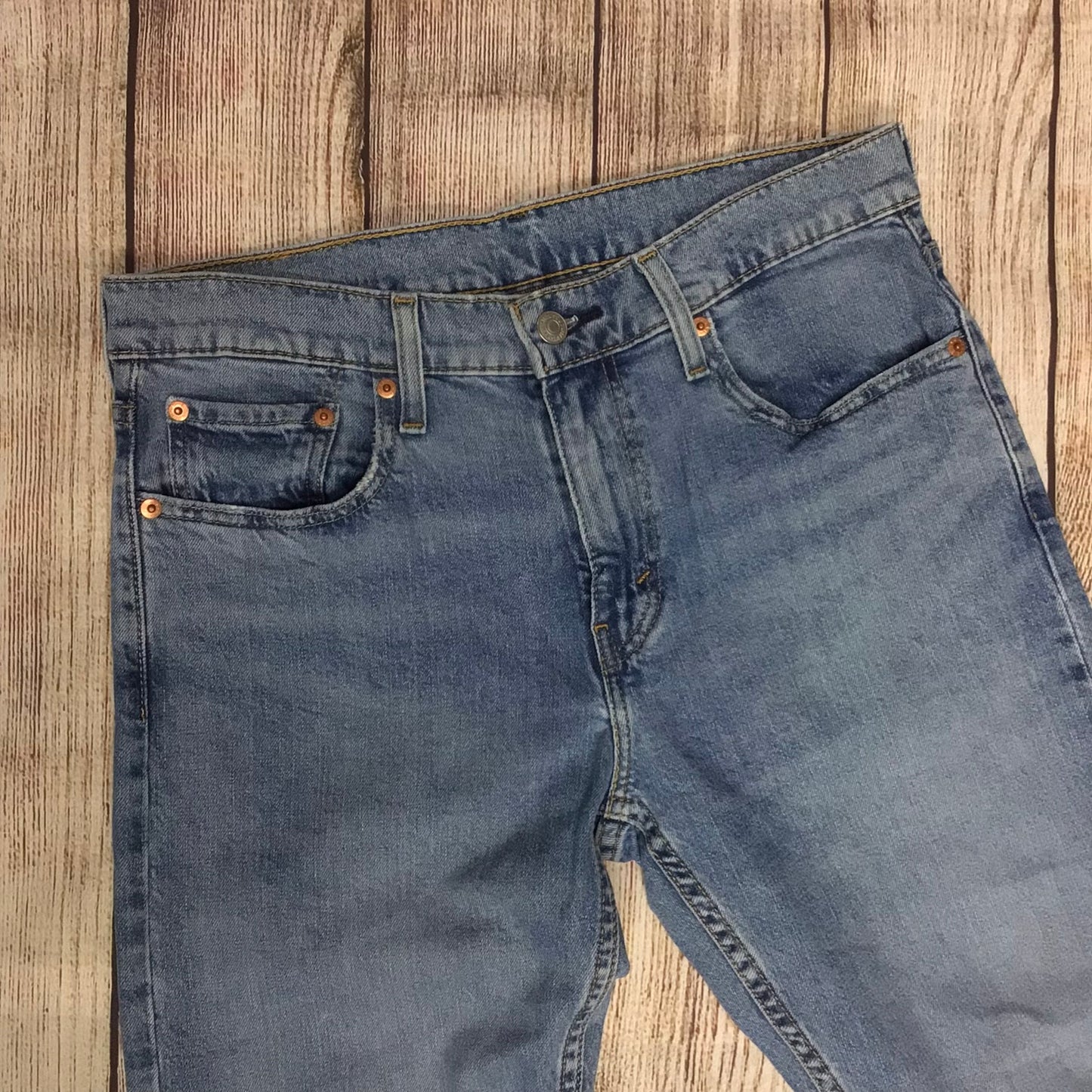 Levi's Blue 512 Lo-Ball Jeans Size W30 Inside Leg 31