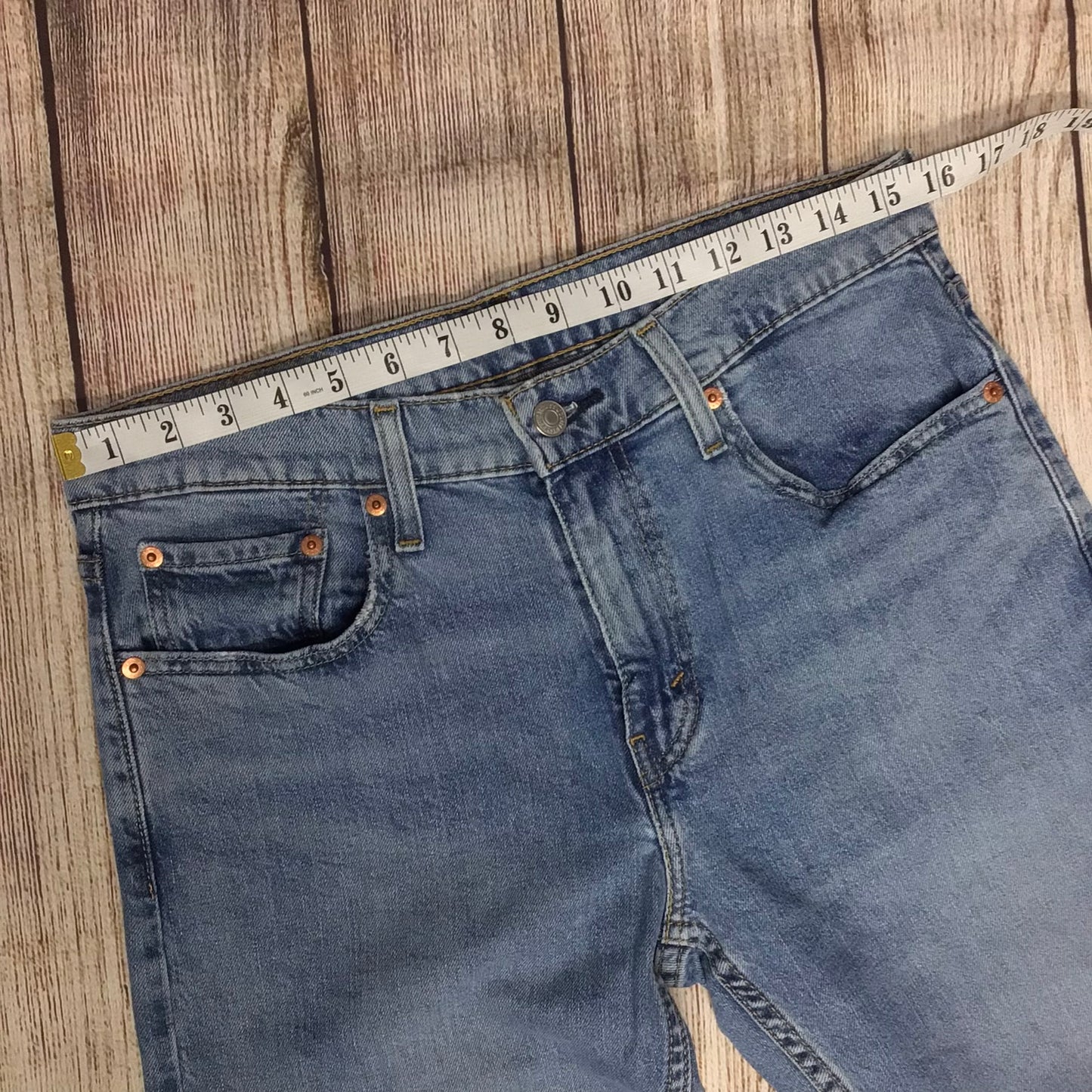 Levi's Blue 512 Lo-Ball Jeans Size W30 Inside Leg 31