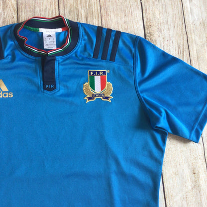 Adidas Blue Italy Rugby Union Shirt Size XL