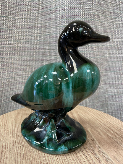 Blue Mountain Pottery Large Green Duck Ornament