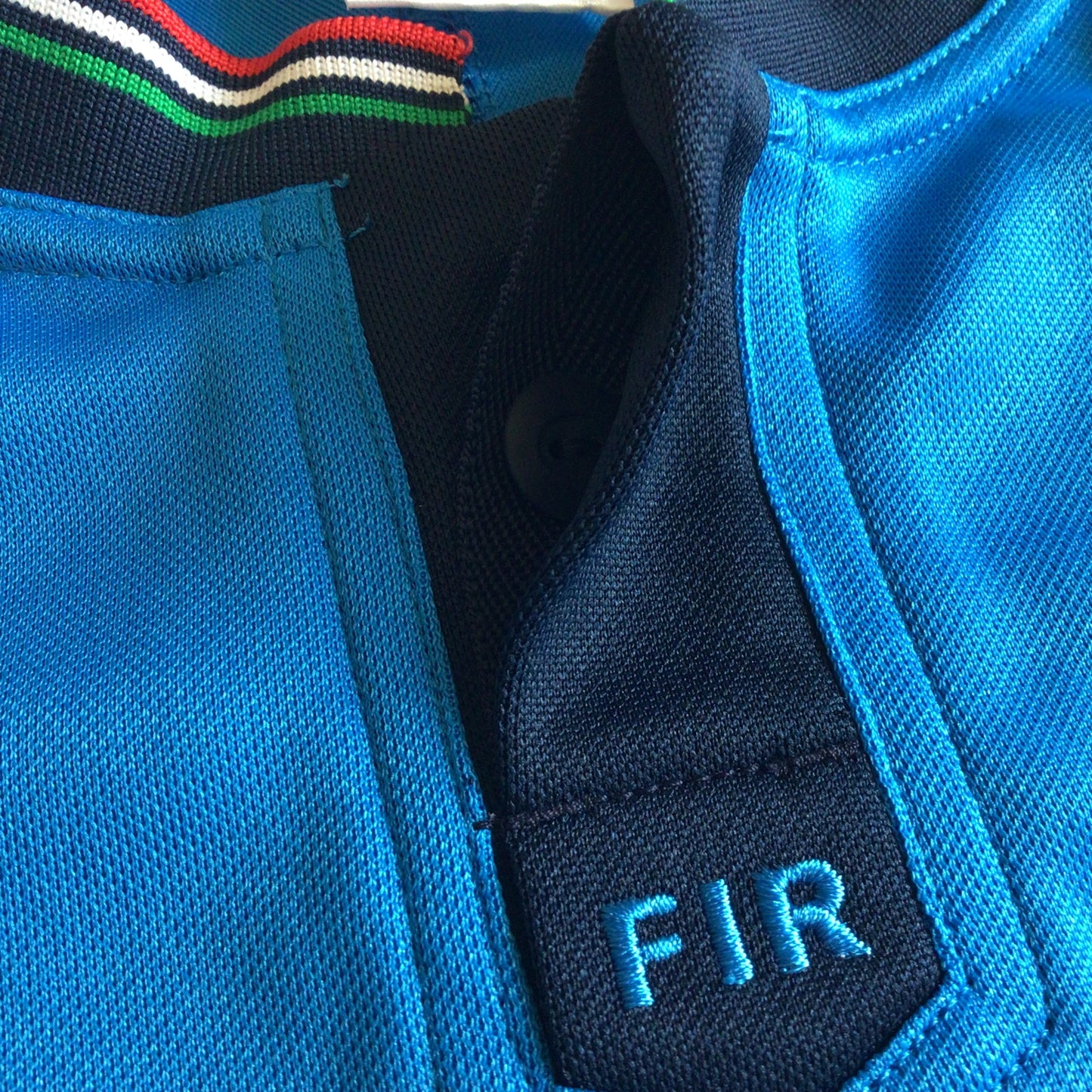 Adidas Blue Italy Rugby Union Shirt Size XL