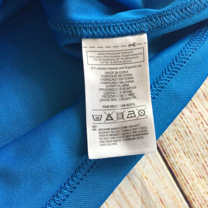 Adidas Blue Italy Rugby Union Shirt Size XL