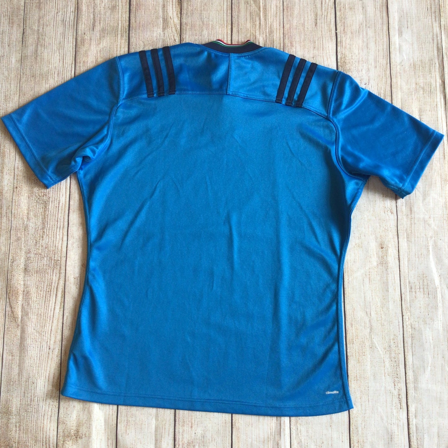 Adidas Blue Italy Rugby Union Shirt Size XL