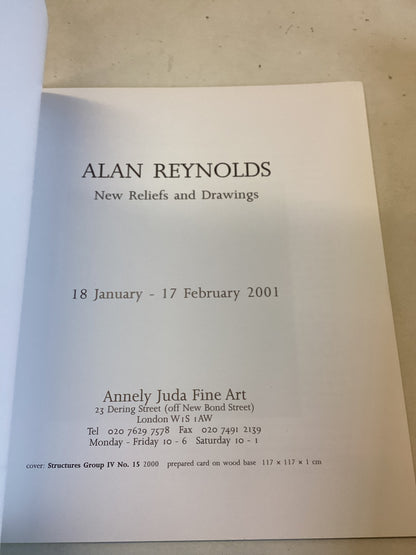Alan Reynolds New Relief And Drawings 18th January - 17th February 2001