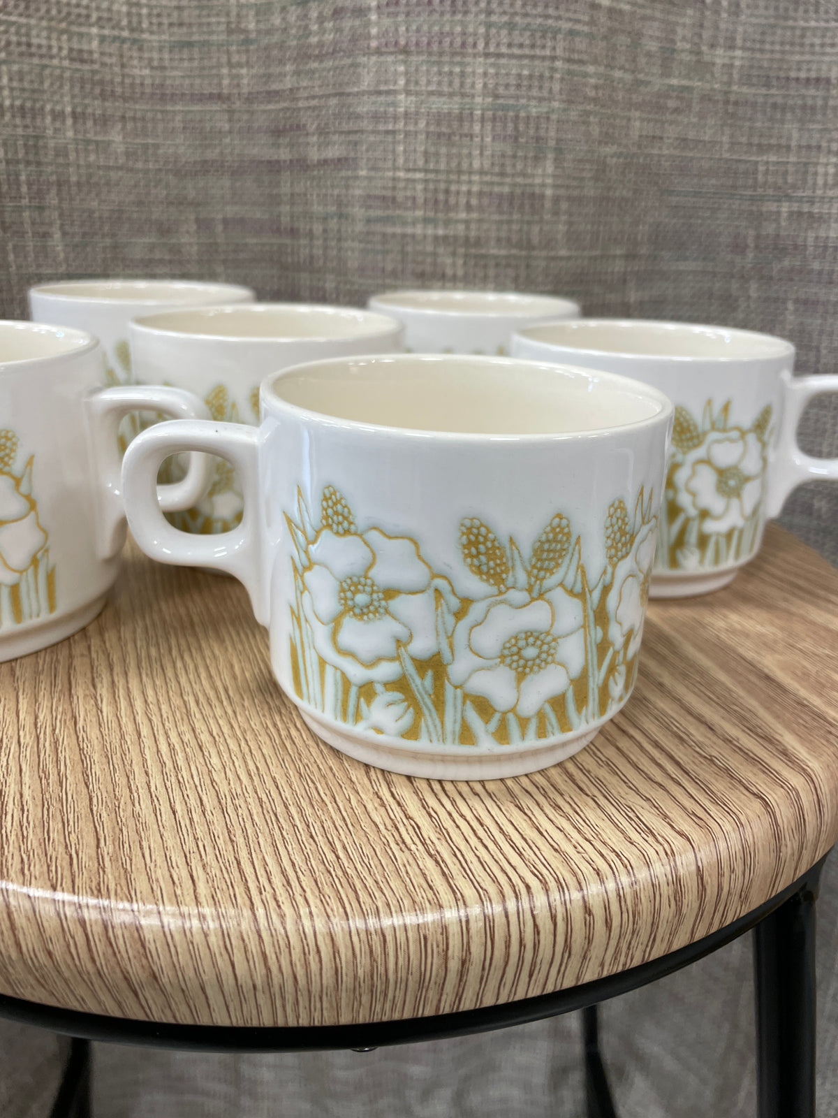 Hornsea Vintage Fleur Teaset For 6 Side Plates, Cups & Saucers