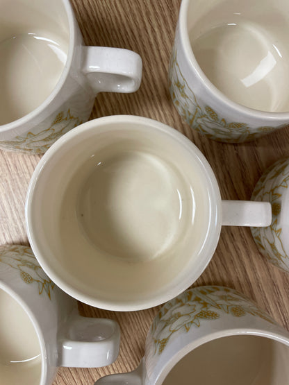 Hornsea Vintage Fleur Teaset For 6 Side Plates, Cups & Saucers
