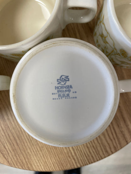 Hornsea Vintage Fleur Teaset For 6 Side Plates, Cups & Saucers