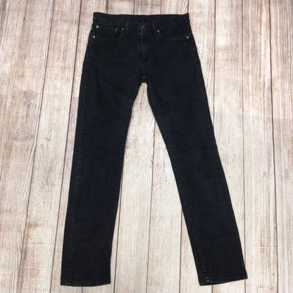 Levi's Dark Grey/Black Straight Leg Jeans Size 31x34