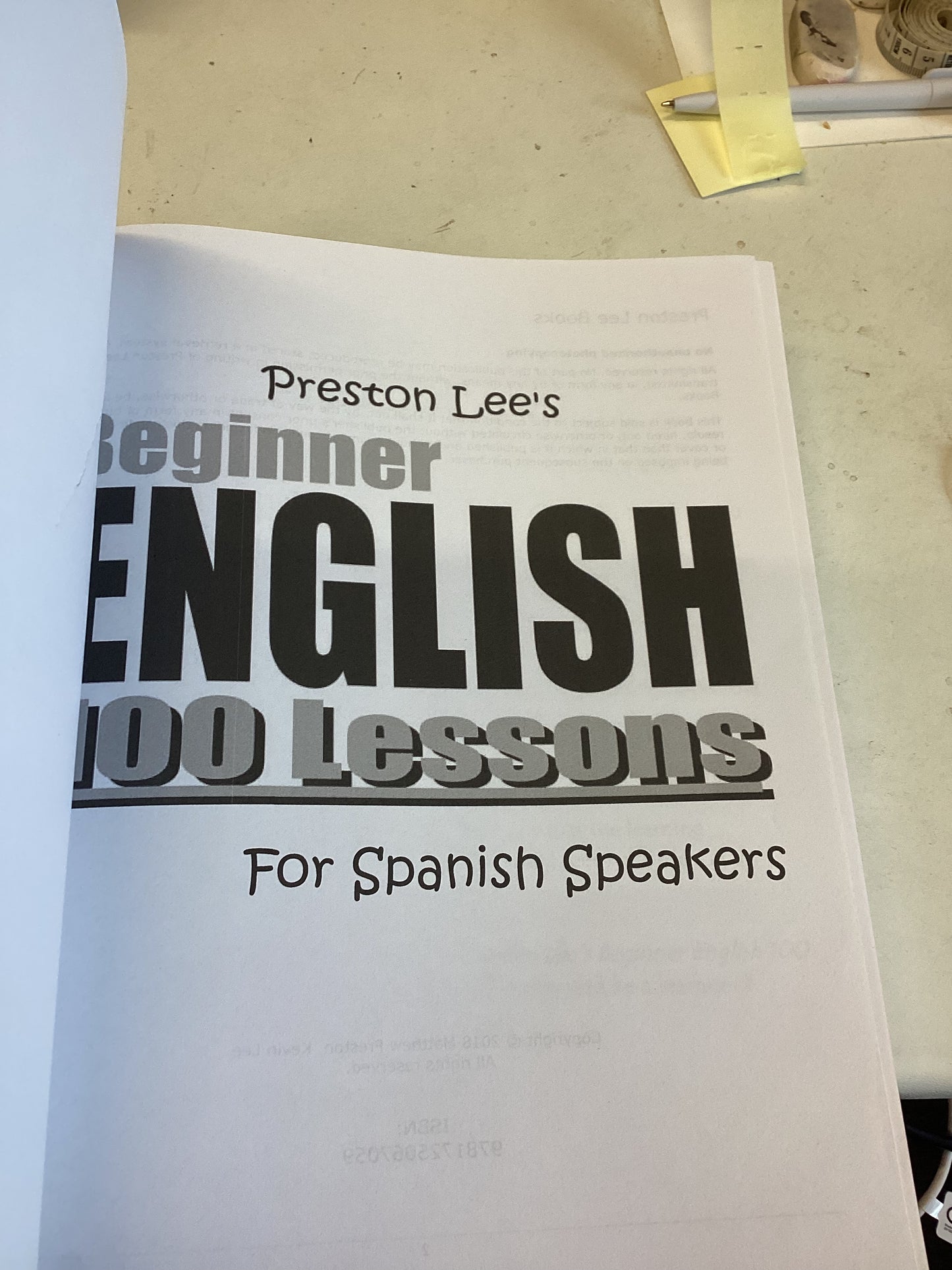 Preston Lee's Beginner English 100 lessons For Spanish Speakers