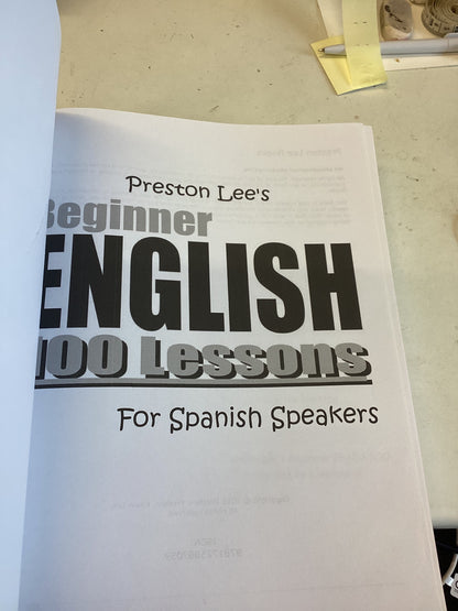 Preston Lee's Beginner English 100 lessons For Spanish Speakers