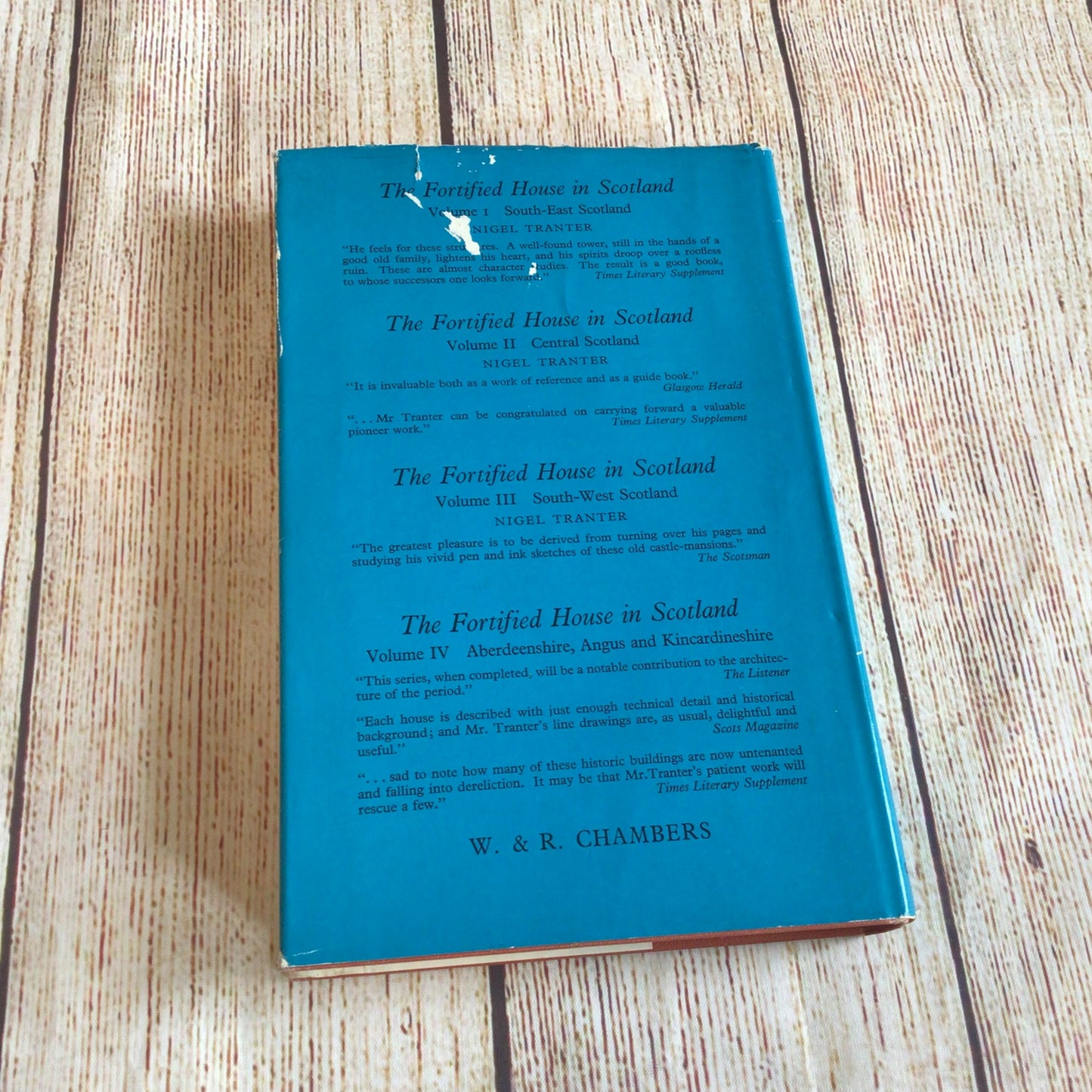 The Fortified House in Scotland: Vol. 5 North & West & Misc by Nigel Tranter (1970)