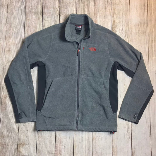 The North Face Grey Full Zip Fleece Size M