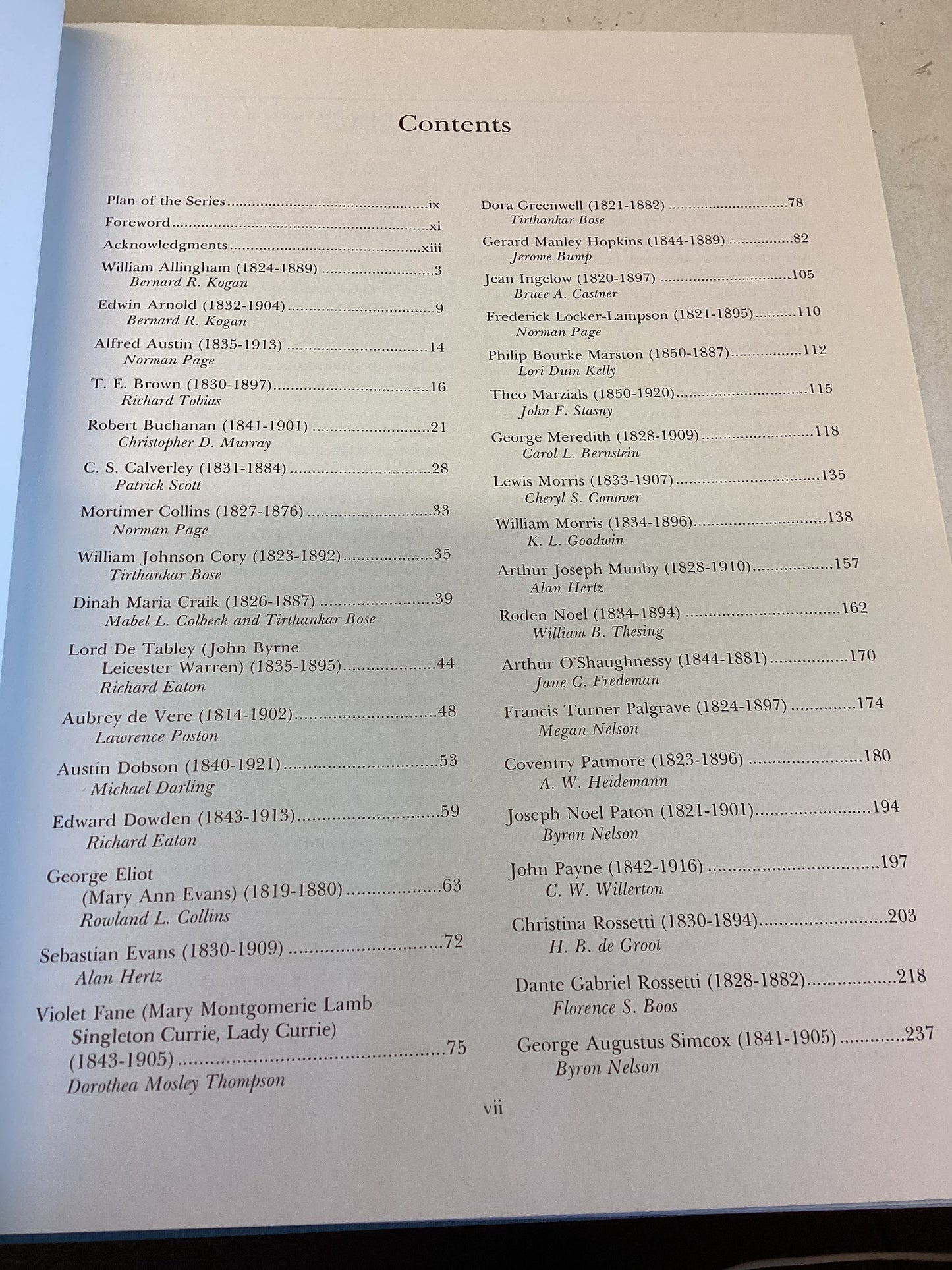 Dictionary of Literary Biography Volume 35 Victorian Poets After 1850