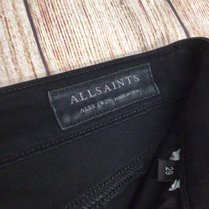 AllSaints Black Alex Jeans Size W29