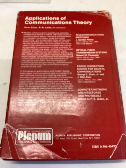 Introduction to Communication Science and Systems John R Pierce and Edward C Posner