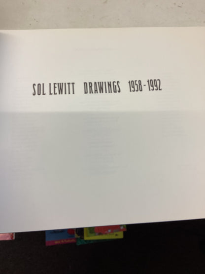 Sol Lewitt Drawings 1958 - 1992