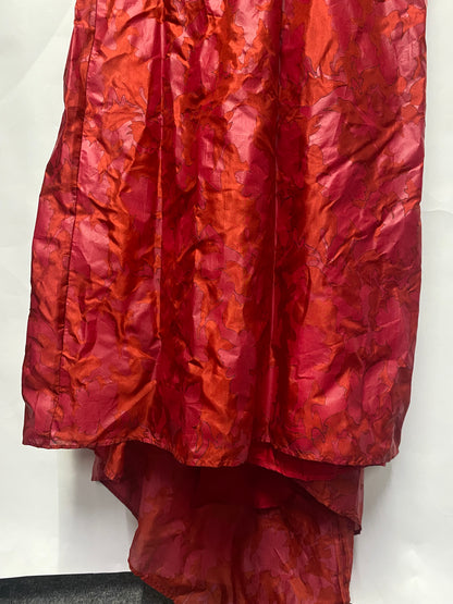 Dries Van Noten Red Silk Dress 10