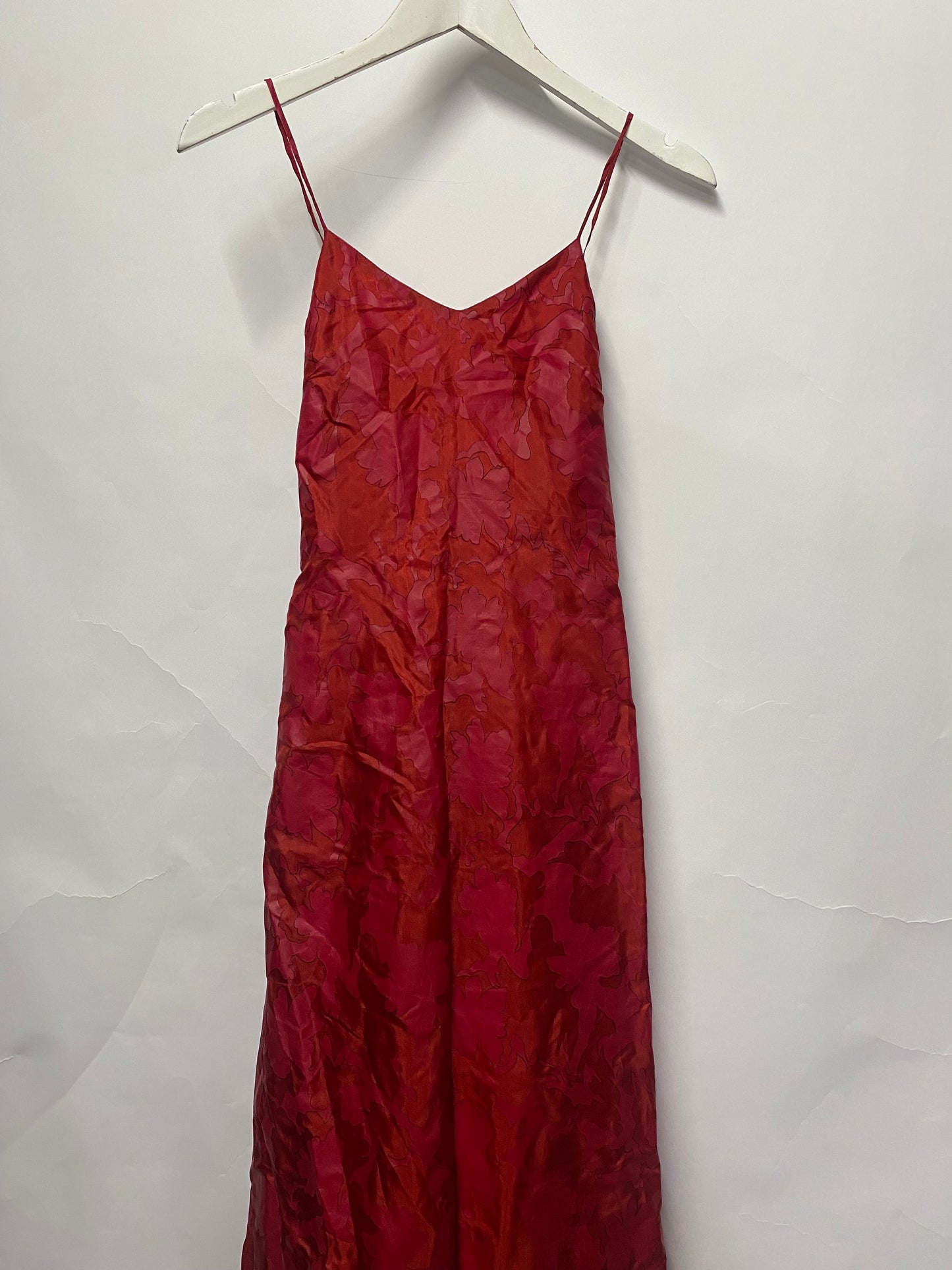 Dries Van Noten Red Silk Dress 10