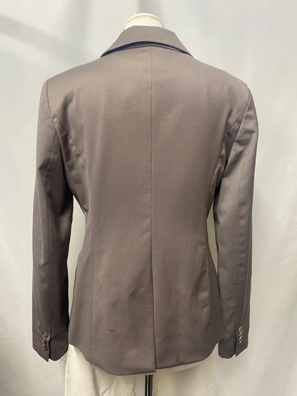 Ann Taylor Grey Fitted Blazer 8