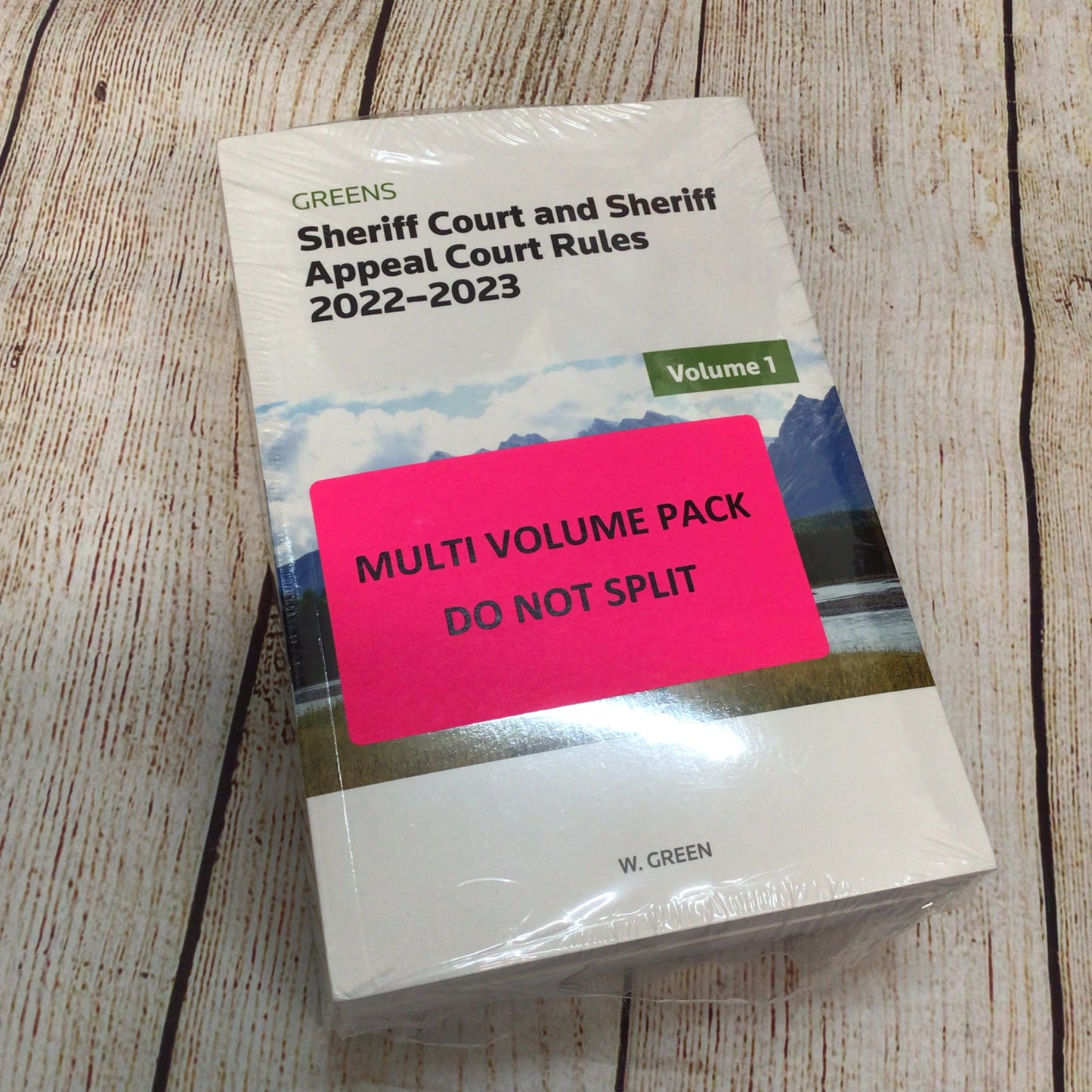 Greens Sheriff Court & Sheriff Appeal Court Rules (22/23) Volume 1 & 2