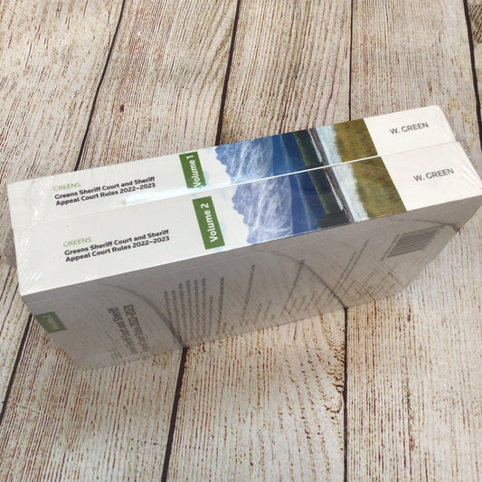 Greens Sheriff Court & Sheriff Appeal Court Rules (22/23) Volume 1 & 2