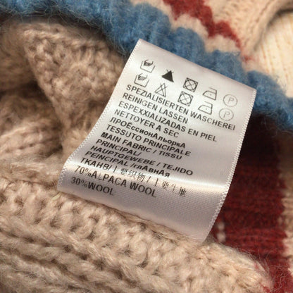 Marni Pink Cable Knit Alpaca Wool Asymmetrical Distressed Jumper Size Ch52