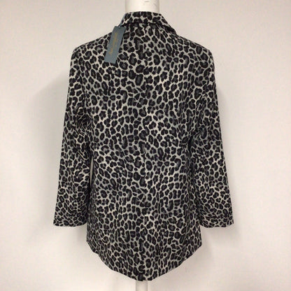 BNWT Ruth Langsford Grey Animal Print Blazer Jacket Size 12