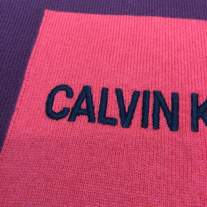 Calvin Klein Jeans Burgundy 100% Cotton Jumper Size XS