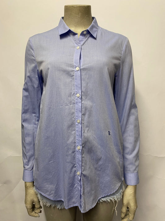 The Kooples Light Blue Light Cotton Shirt Small