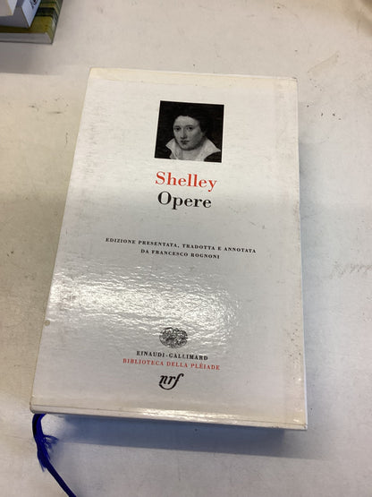 Shelley Opere English and Italian Language