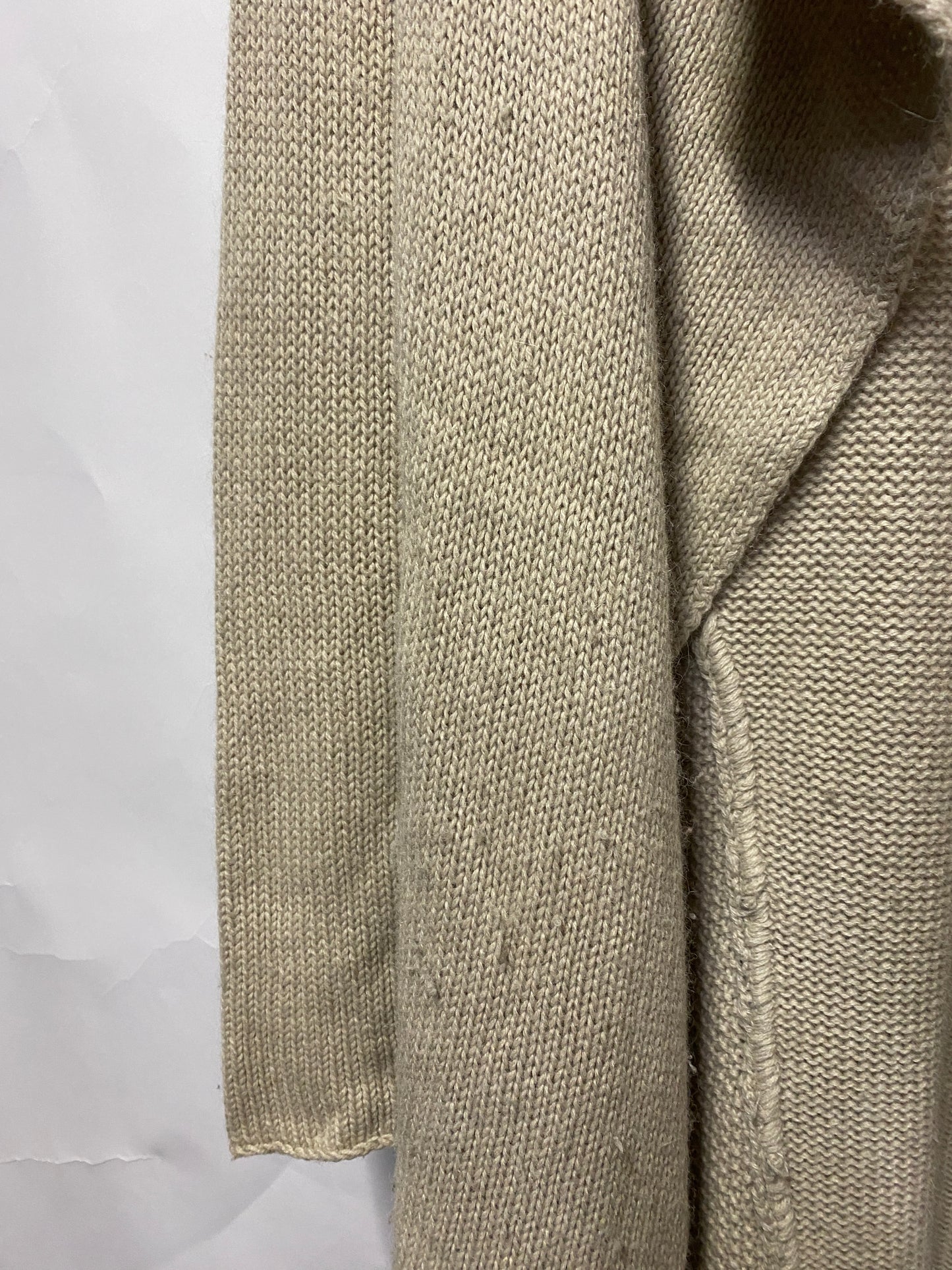 Zadig and Voltaire Beige Long Alpaca and Lambswool Cardigan Medium