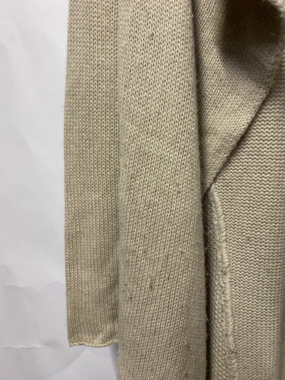 Zadig and Voltaire Beige Long Alpaca and Lambswool Cardigan Medium