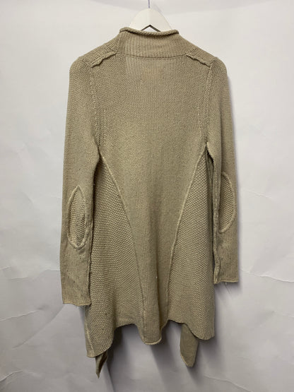 Zadig and Voltaire Beige Long Alpaca and Lambswool Cardigan Medium