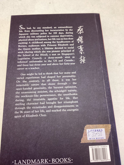 Elizabeth Choy A War Heroine and More A Biography By Zhou Mei