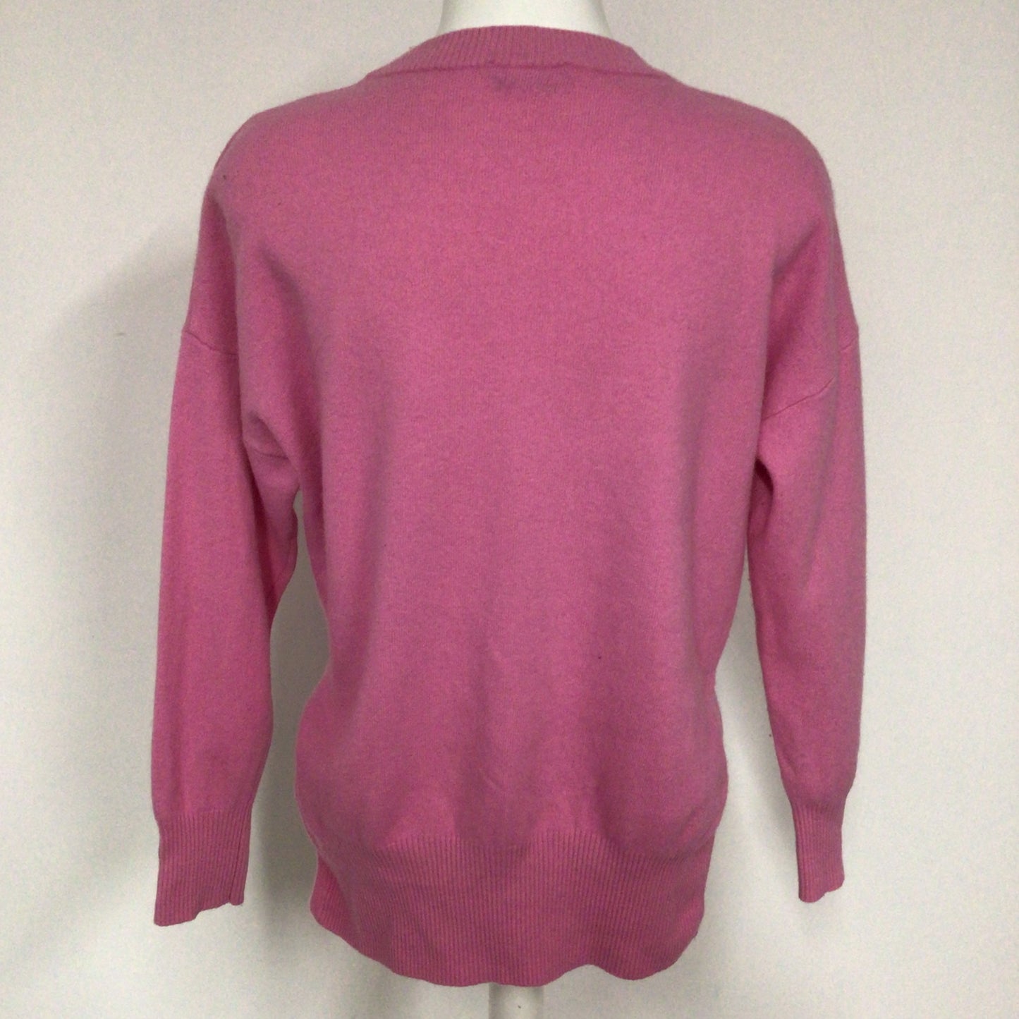 United Colors of Benetton Pink Wool & Cashmere Blend Jumper Size XS