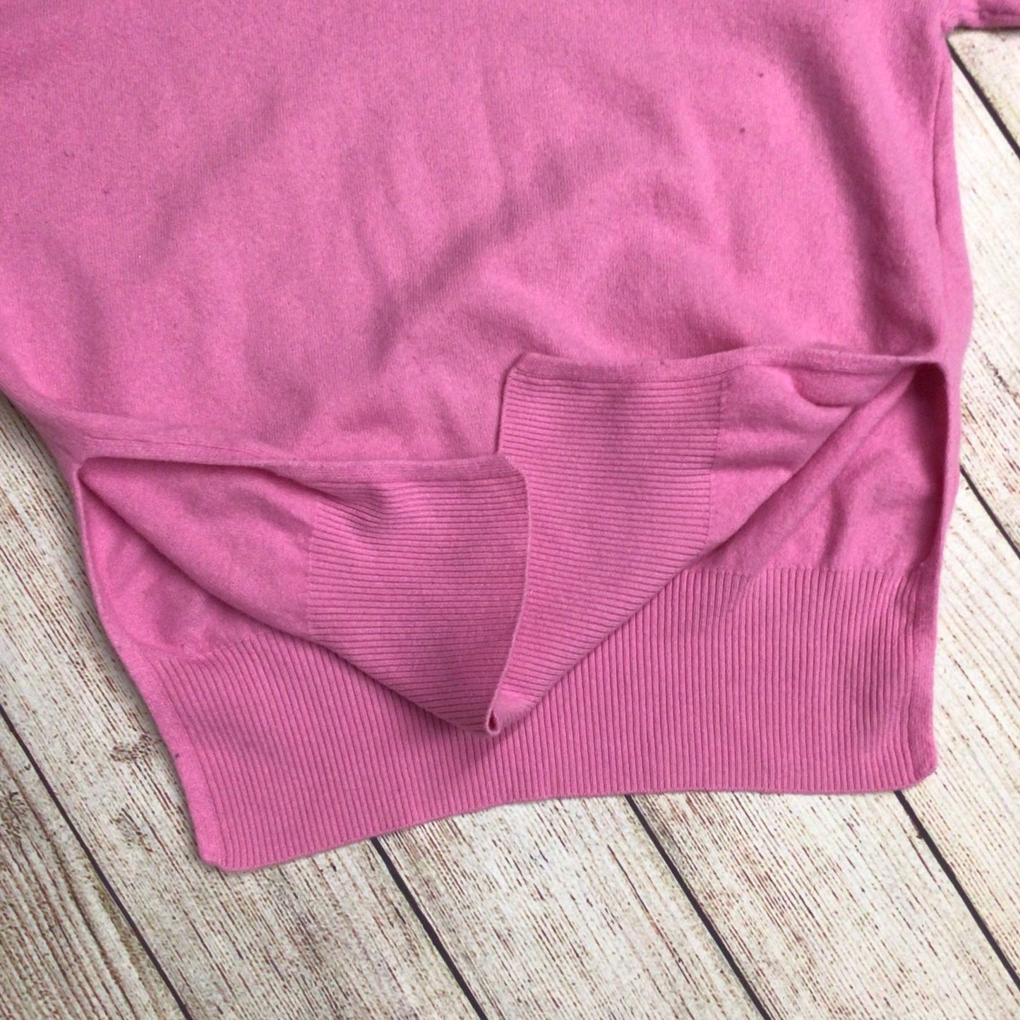 United Colors of Benetton Pink Wool & Cashmere Blend Jumper Size XS