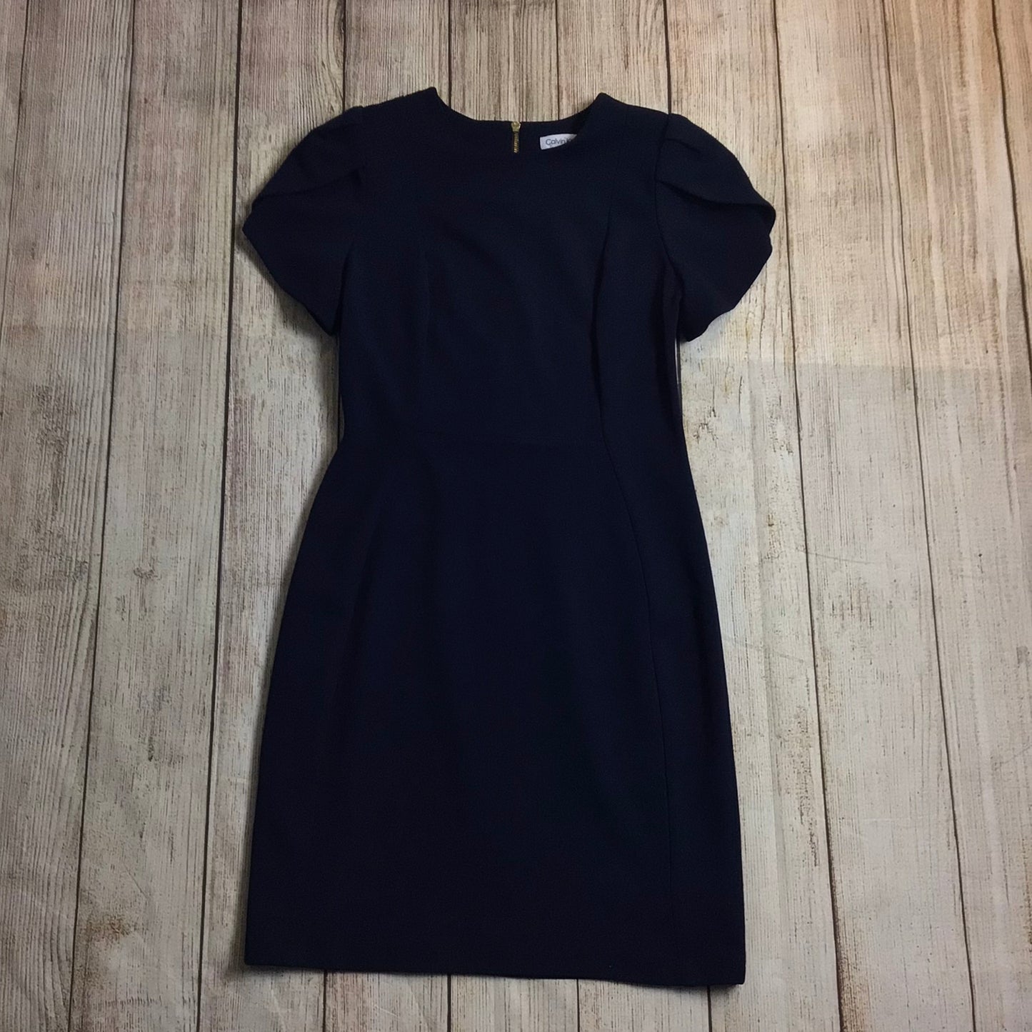 Calvin Klein Navy Blue Mini Dress Size 8 UK (4 on label)