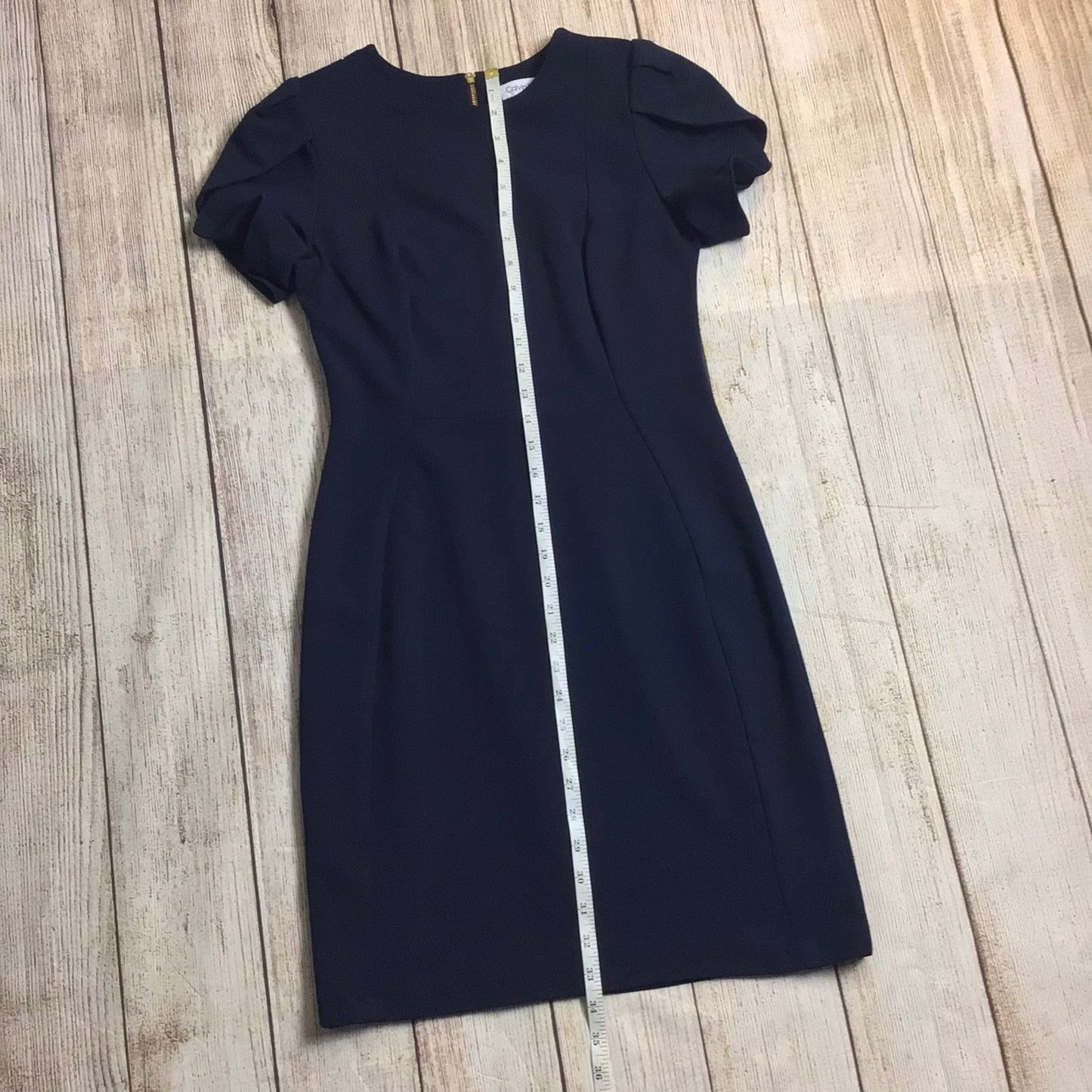 Calvin Klein Navy Blue Mini Dress Size 8 UK (4 on label)