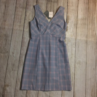 BNWT Oasis Grey & Pink Checked Dress RRP £45 Size 10