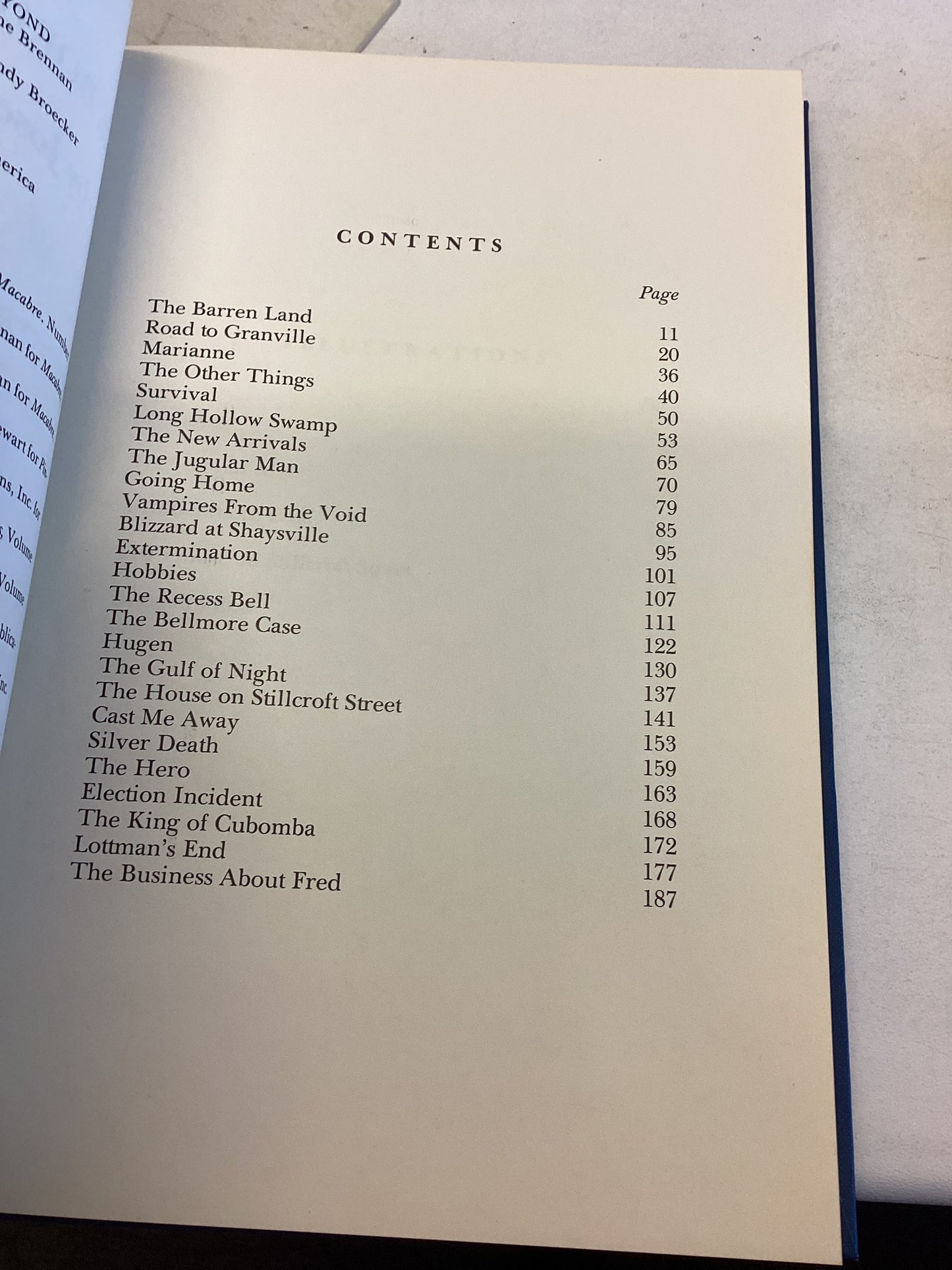 The Borders Just Beyond Joseph Payne Brennan Signed Limited Edition 750