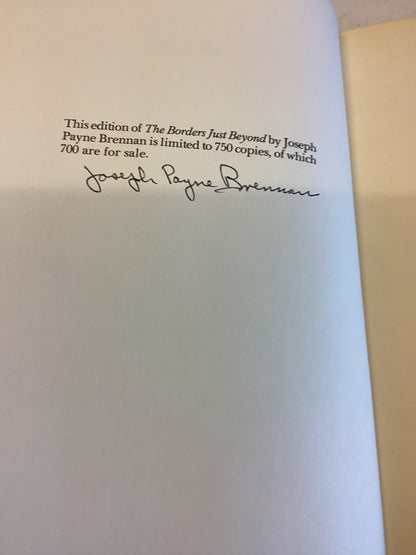 The Borders Just Beyond Joseph Payne Brennan Signed Limited Edition 750