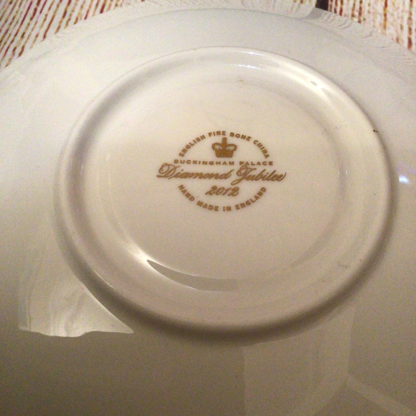 Buckingham Palace - Diamond Jubilee 2012 Teacup & Saucer (in box)