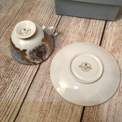 Buckingham Palace - Diamond Jubilee 2012 Teacup & Saucer (in box)