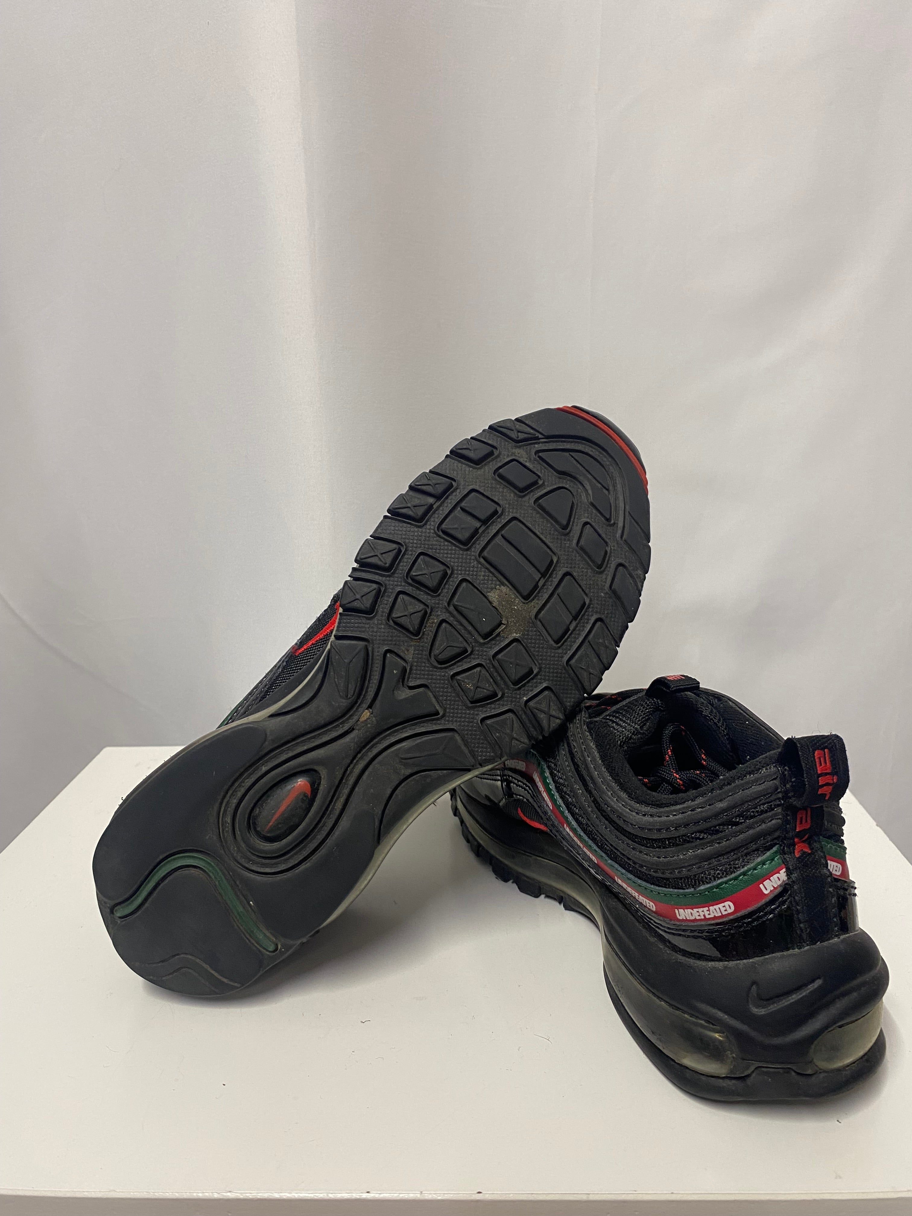 Nike Air Max X Undefeated 97 Black 4.5 Shop for Shelter