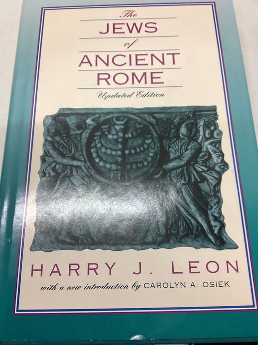 The Jews of Ancient Rome Updated Edition Harry J Leon