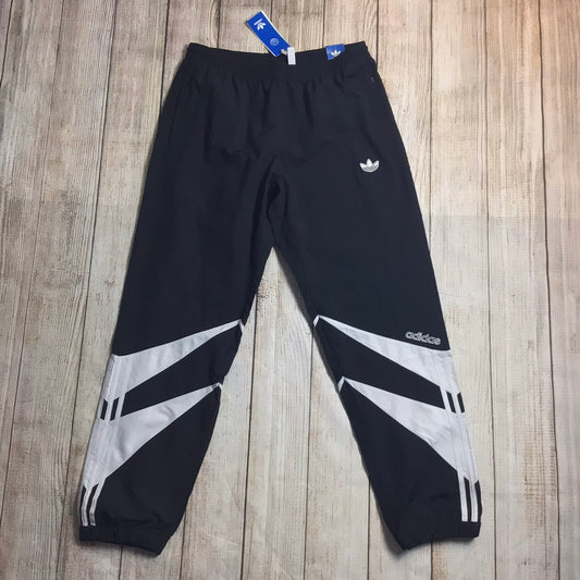 BNWT Adidas Black & White Shark Woven Tracksuit Bottoms Trousers Size M